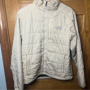 The North Face Mens cream color Jacket